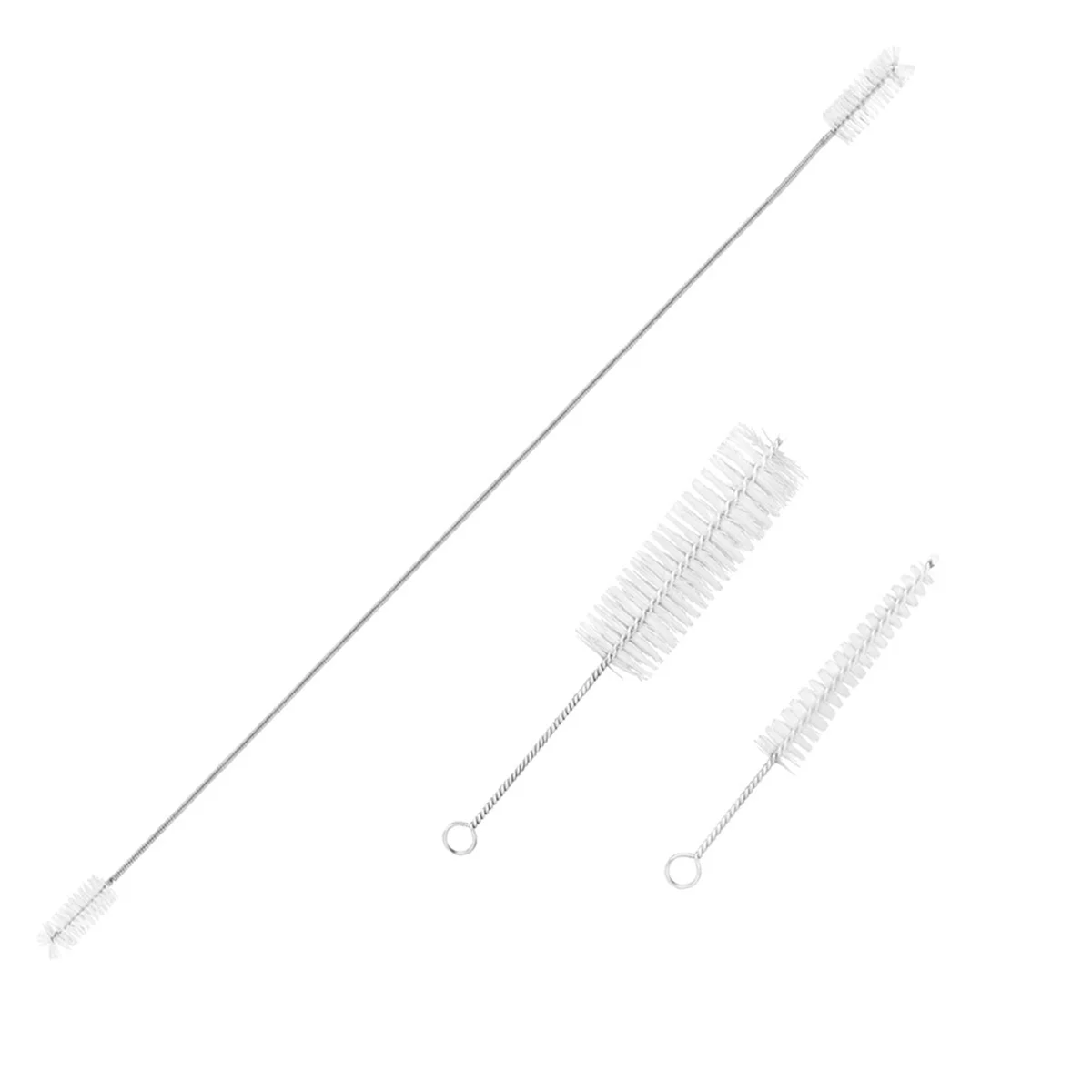 A71P الفرنسية القرن الترومبون البوق تنظيف عدة الفولاذ المقاوم للصدأ النايلون فرشاة فرشاة تنظيف الآلات الموسيقية #1