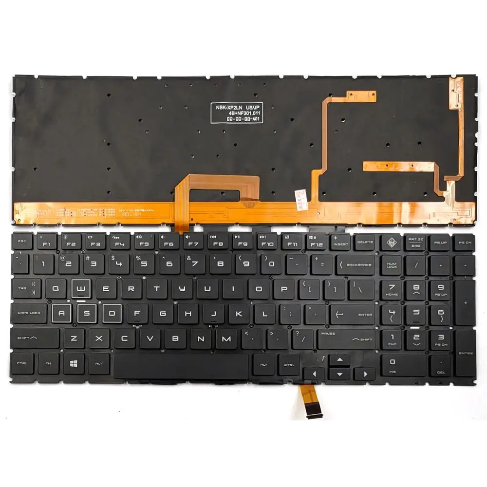 

New For HP Omen 15-DC1000 15-DC1052NR 15-DC1054NR 15-DC1058WM 15-DC1069WM 15-DC1088WM Laptop Keyboard Full Colorful Backlit US