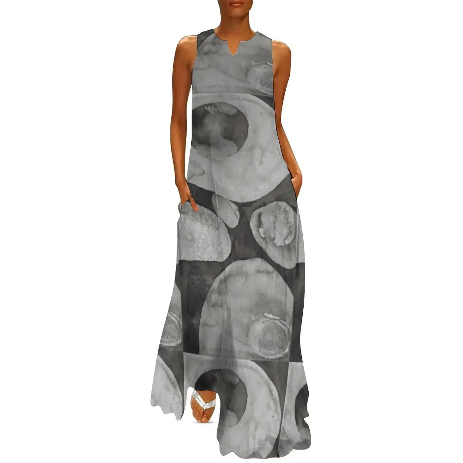 

James River Water Rocks Long Dress summer dress daily african dresses for woman Aesthetic clothing Dress for girls