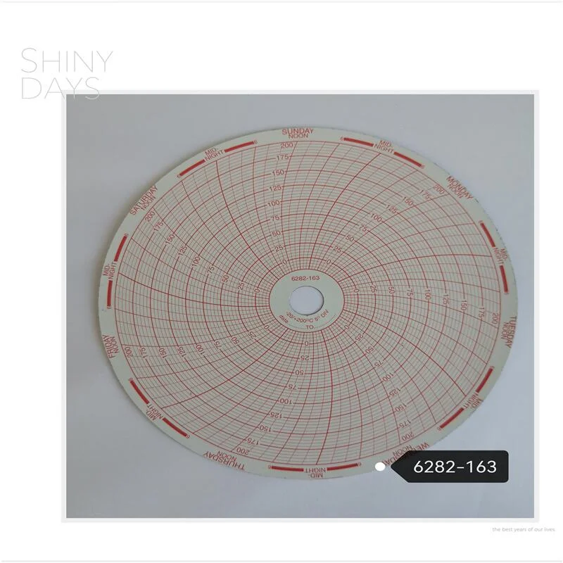 Бумага для диаграмм THOMAS SCIENTIFIC -20/+200 ° C 6-дюймовая круглая бумага C6282-163