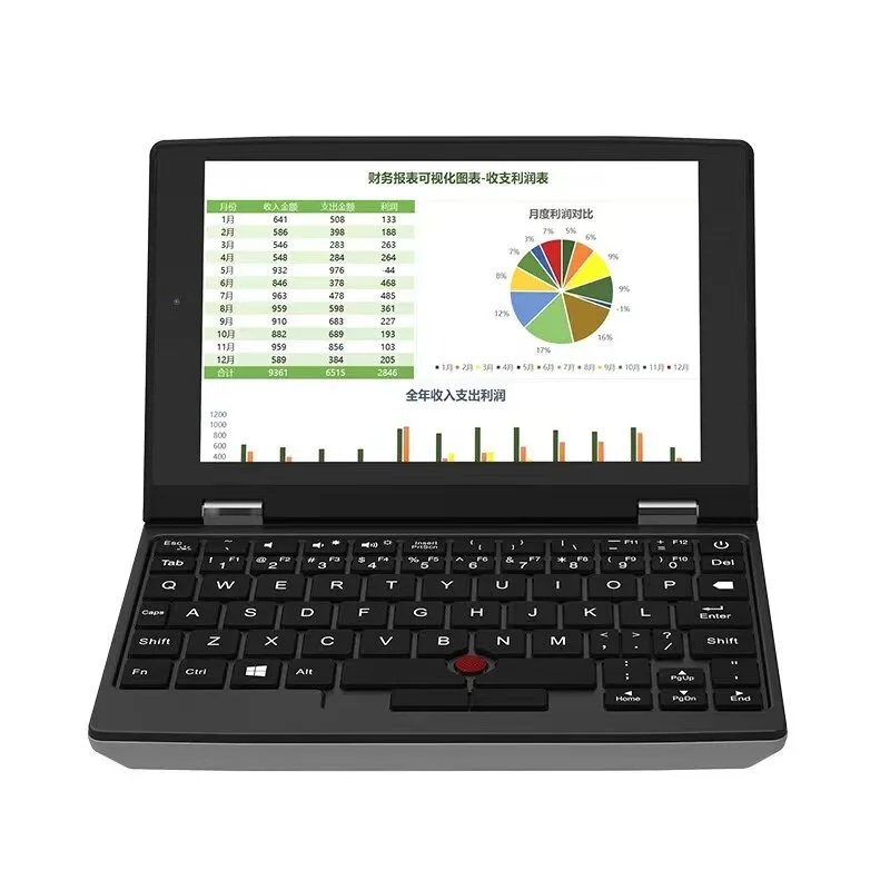 7-inch laptop, lightweight and portable for business office, handwriting touchscreen, learning netbook, and handheld computer