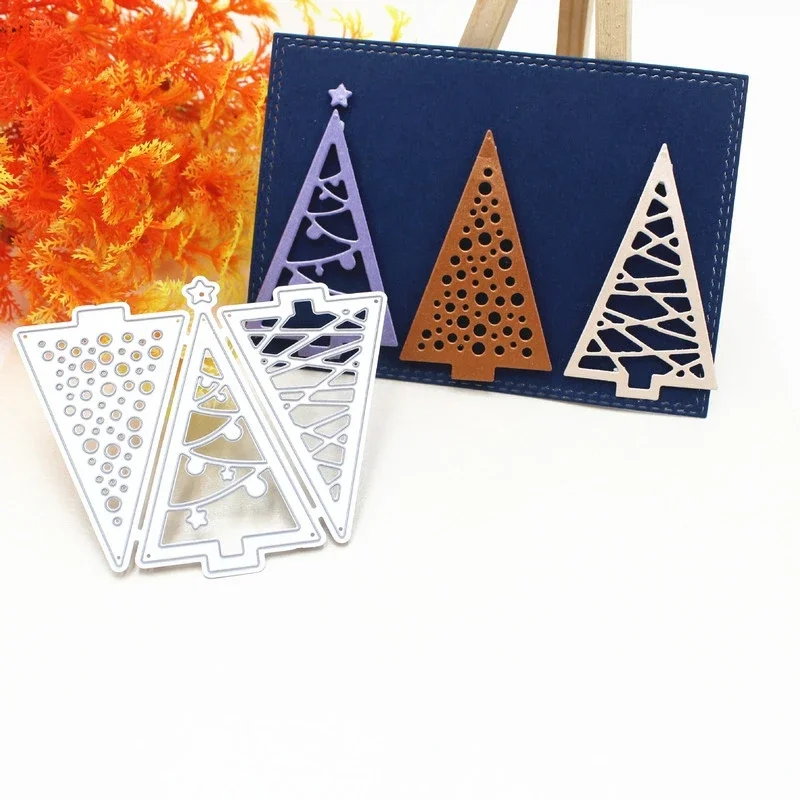 Pine Tree  Metal Cutting Dies Stencils Die Cut for DIY Scrapbooking Album Paper Card Embossing