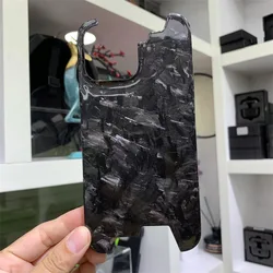 Electrocardiogram Irregular Forged Phone Case Suitable for iPhone 15 14plus Apple 14pro 14promax Forged Carbon Fiber Phone Case