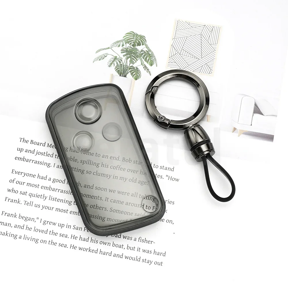 Transparent Key Case Holder Protect For Honda Freed Spike Stepwgn Spada Fit Shuttle Elysion Fit Ge6 Accessories Car Keyless Caps