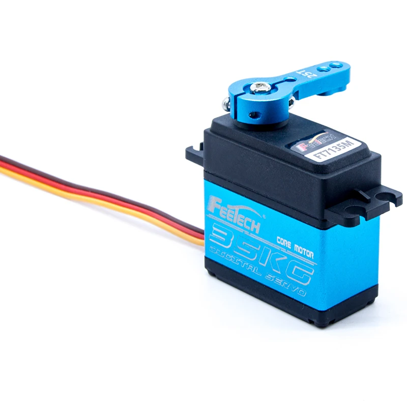 FT7135M أجهزة رقمية 35 كجم. سم عزم دوران عالي 6-8.4 فولت 180 °   معدات فولاذية لطائرات قارب روبوت سيارة RC مقاومة للماء