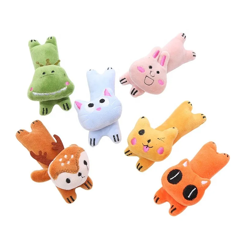 Manufacturer Wholesale Hot Sale Funny Cat Dog Plush Toy Dog Toy Double Fabric Durable Pet Chewing