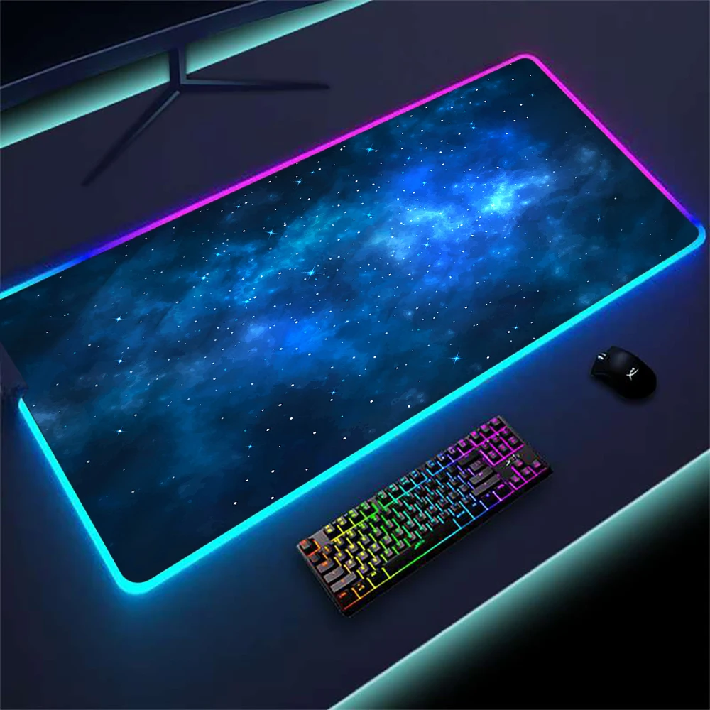 RGB Mouse Pad 800x300 Playmat Gaming Rubber Led Deskmat Pc Setup Gamer Accessories Japanese Backlit Mat 900x400 Mousepepad