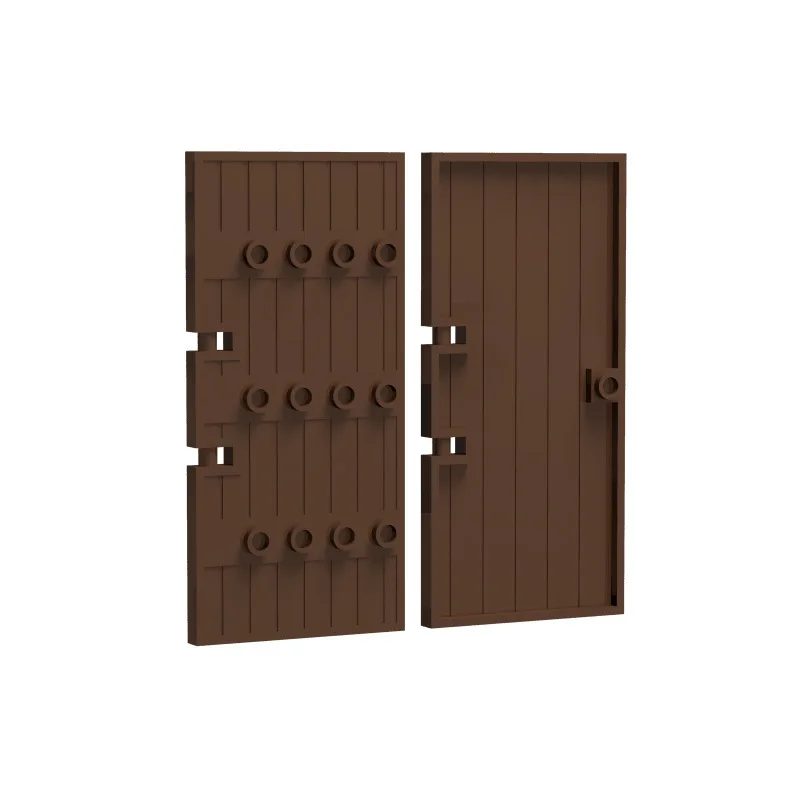 

Brick Block Half Gate 4X10 W. KNOBS Buildings & Furniture,Gates & Roofs Compatible with 87601 Building Blocks Toys Accessories