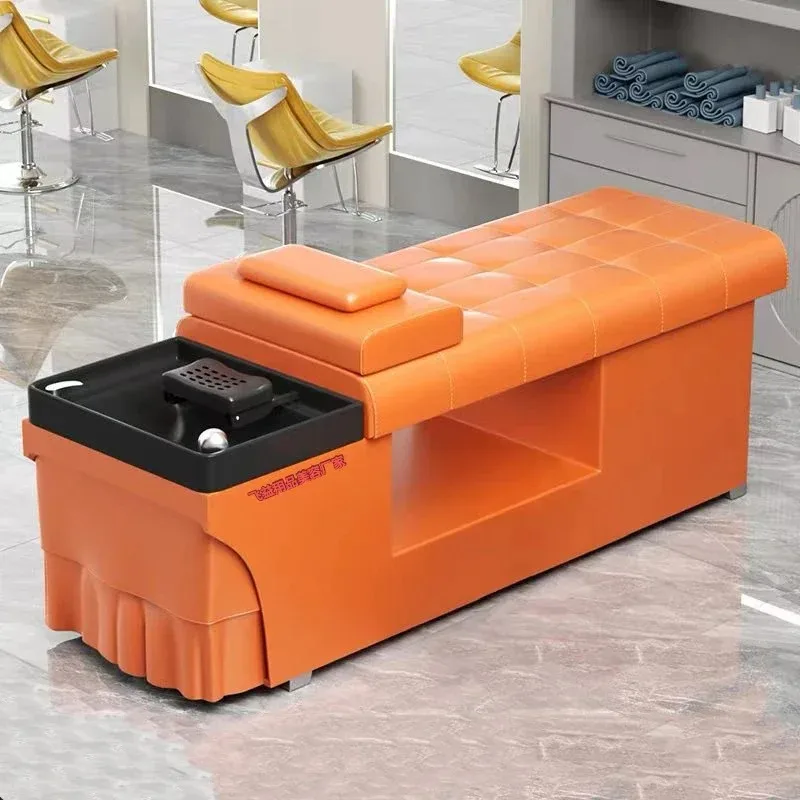 Massagem backeash shampoo cadeira salão de beleza lavagem estilista nordic shampoo cadeira profissional barbeiro barbeiro móveis comerciais
