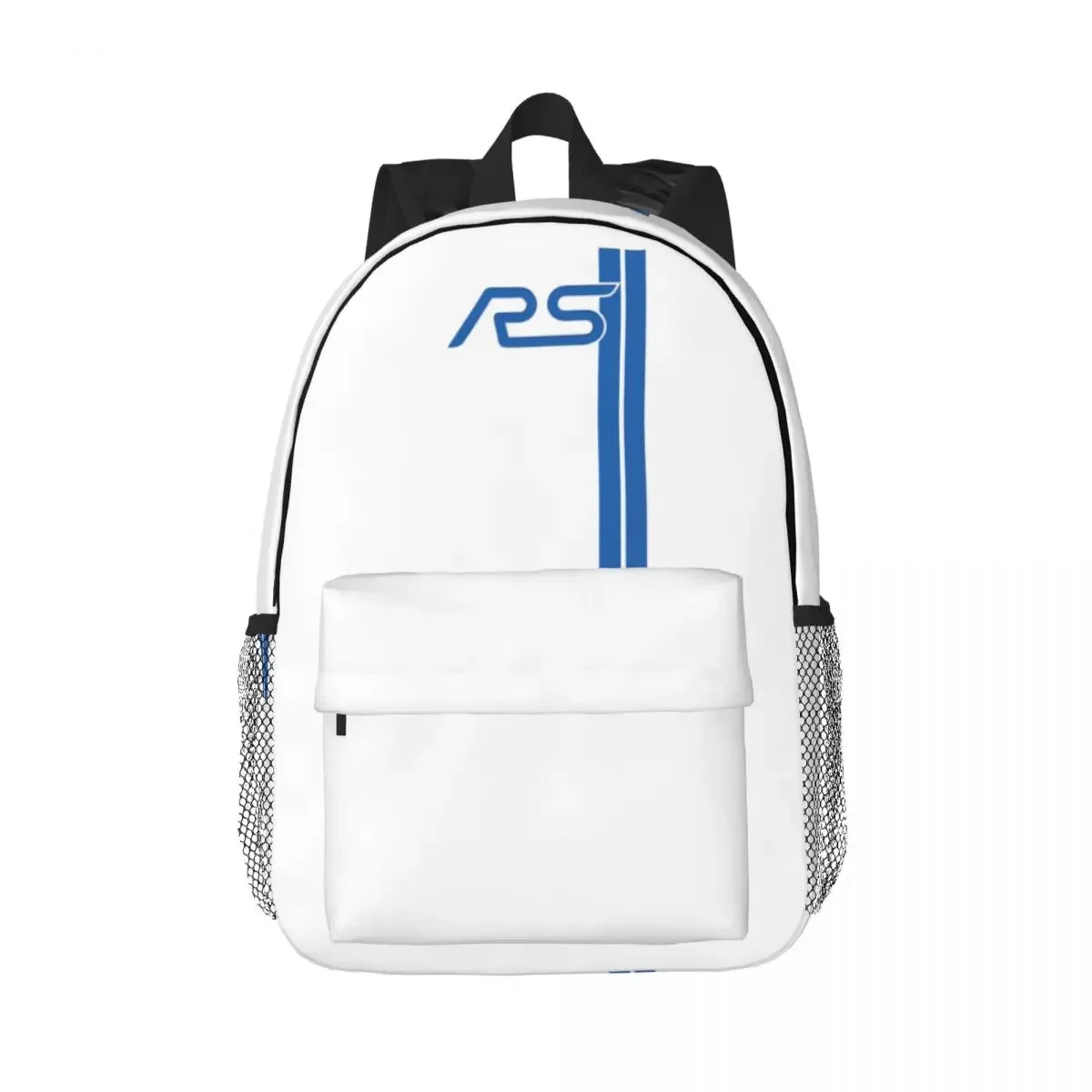 Ford Focus Rs Nitrous Blue Racing Stripes Backpacks Boys Girls Bookbag Fashion Children School Bags Travel Rucksack Shoulder Bag