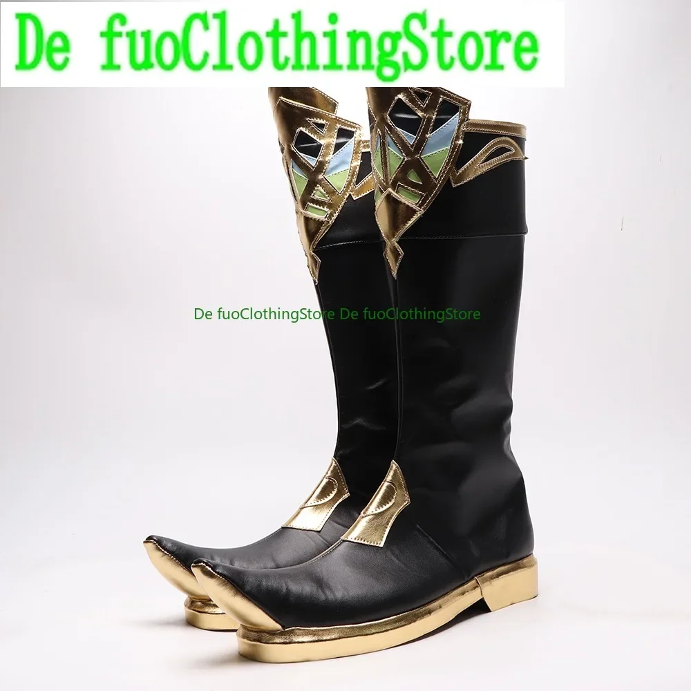 

DefuoClothing Популярная игра Genshin Impact Elhaysen Обувь для ролевых игр Реквизит Сапоги Аксессуары для Хэллоуина Сапоги Обувь в стиле аниме