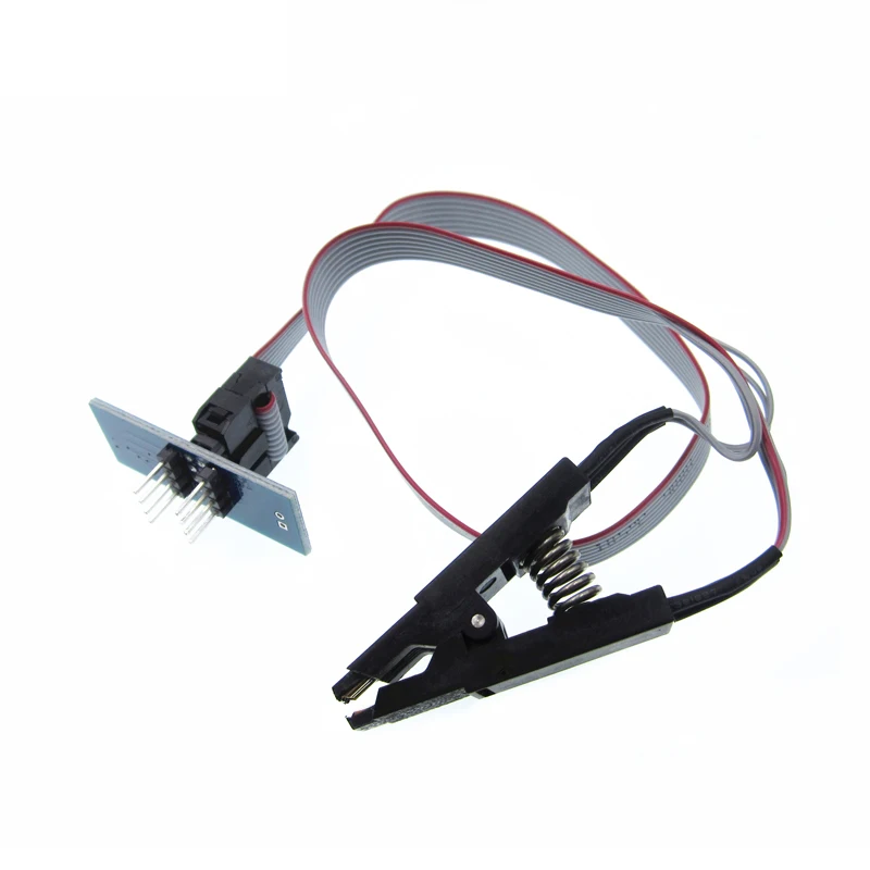 Eeprom,インサーキットプログラミング,USBプログラマー,93cxx,25cxx,24cxx,tl866cs,tl866a,ezp2010用のsoic8sop8テストクリップ