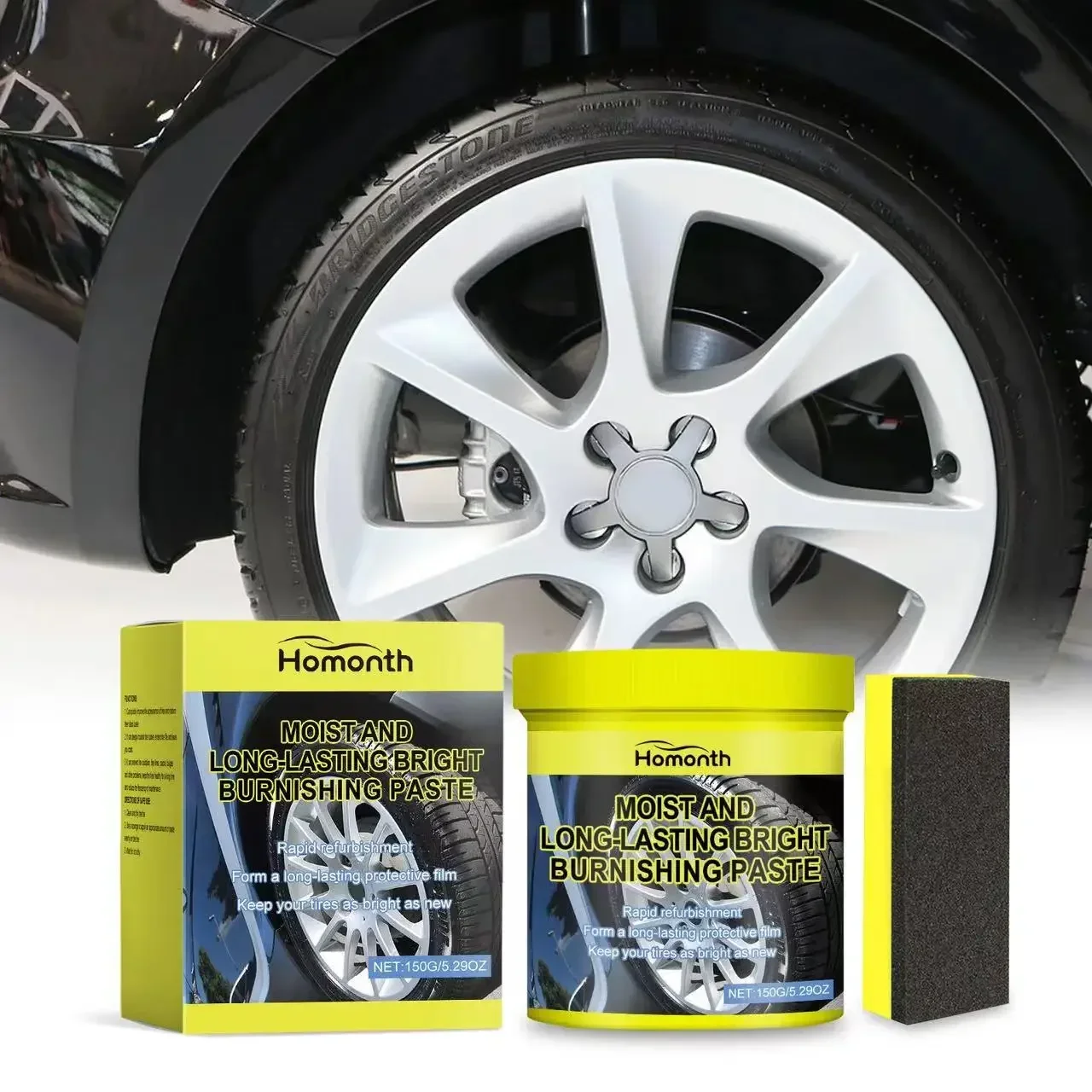 Car Tire Cleaning Cream Tire Polish Coating Cream Maintenance Cleaner Car Automobile Tire Products Cream Polish Maintenance