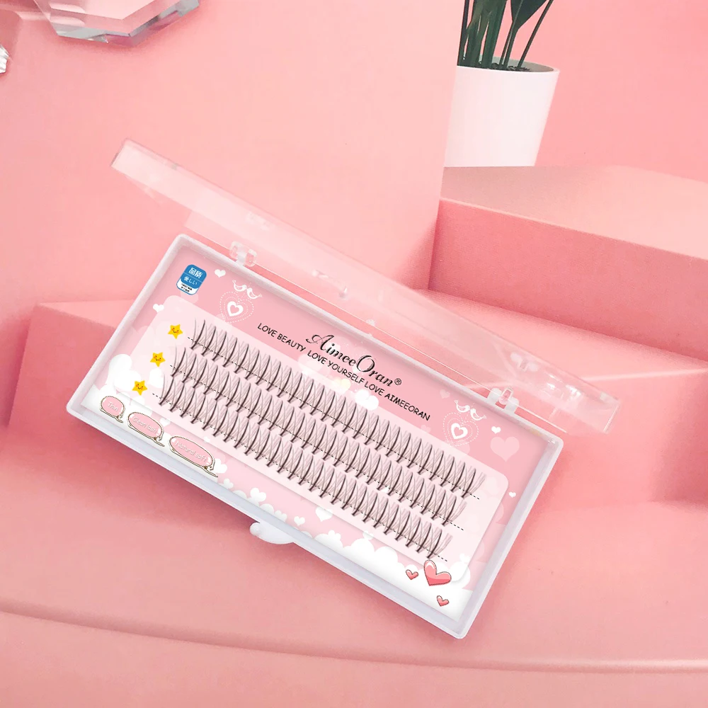 3 صفوف طويلة الحجم الطبيعي لاش ملحقات الجنية إطالة Wispy مجعد الرموش تمديد لعشاق الجمال الفتيات ماكياج أداة #1