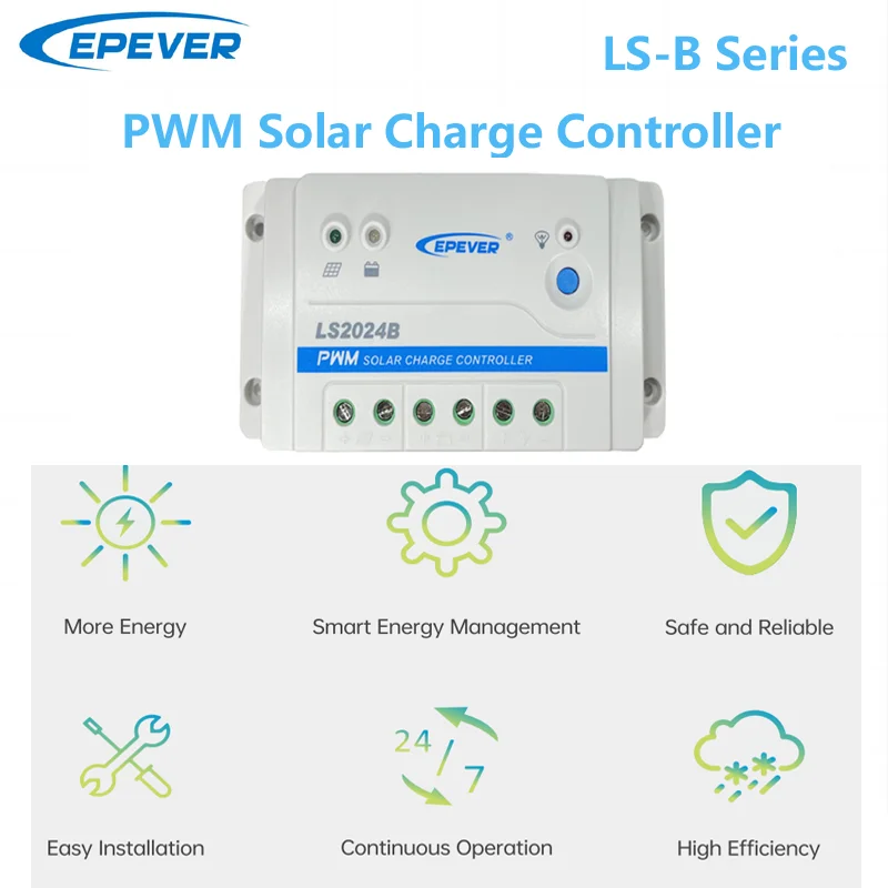 LS2024B 20A 20amp EPSolar EPEVER Solar charger controller apply to solar home system solar lighting and solar road singals