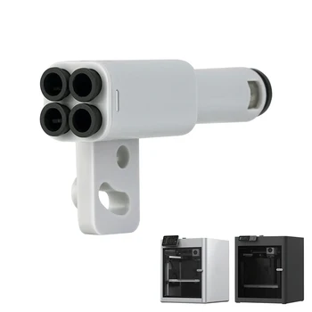 Adaptateur PTFE 4 en 1 pour pièce d'imprimante 3D, Port d'ex...