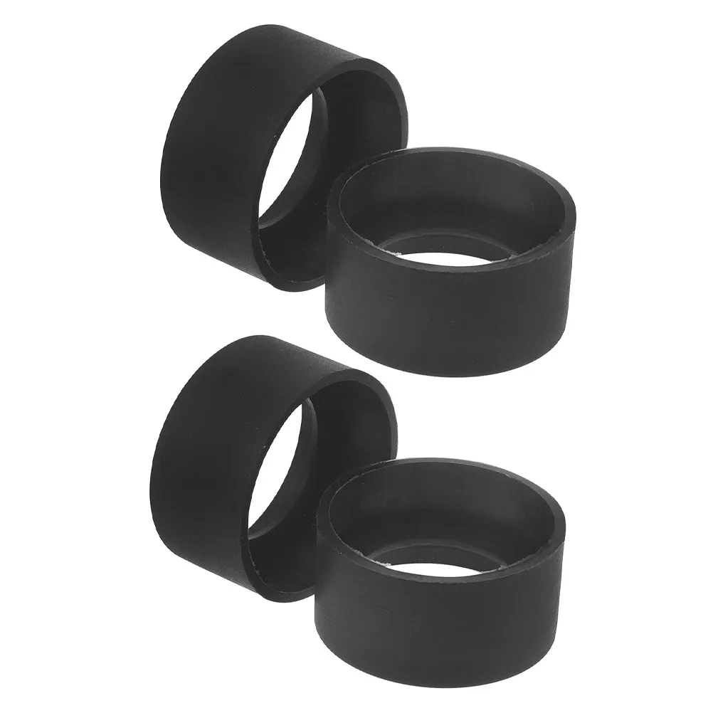 4Pcs Microscope Eyepiece Covers Rubber Eye Shields Anti-Light Interference Protective Guards for Stereo Microscope Telescope