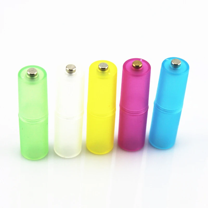 1pcs Multicolour AAA To AA Size Battery Case Switcher Convenient Converter Adapter Holder DIY Accessories