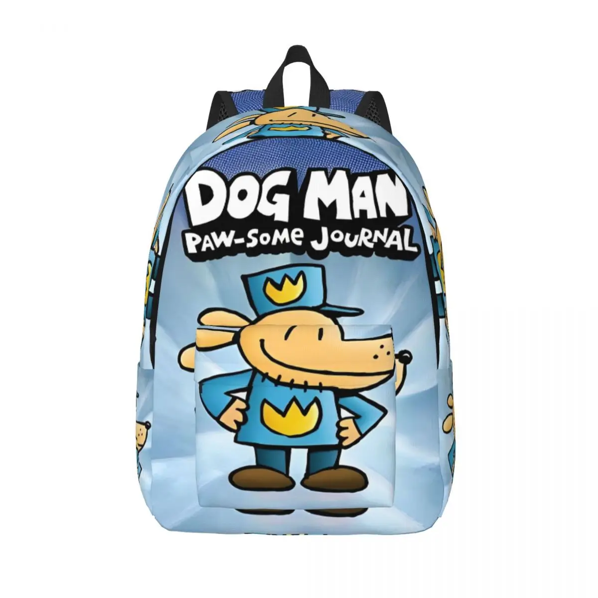 

Dog Man Cartoon Anime Backpack for Men Women Fashion Student Hiking Travel Daypack Laptop Shoulder Bag with Pocket