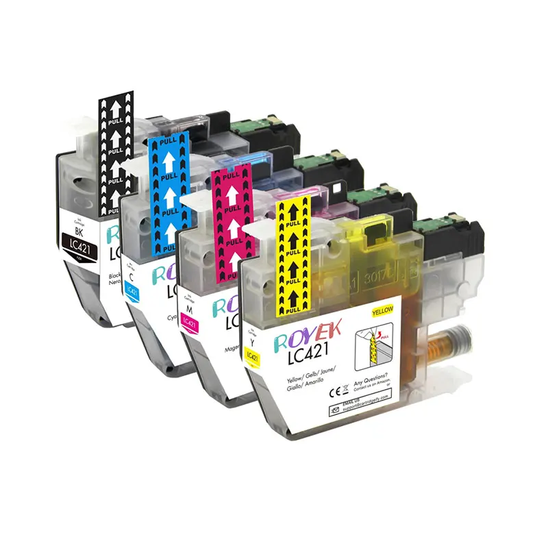 Cartouche d'encre LC421 XL 421XL pour imprimante Brother LC 421, Compatible DCP-J1050DW DCP-J1140DW DCP-J1800DW MFC-J1010DW