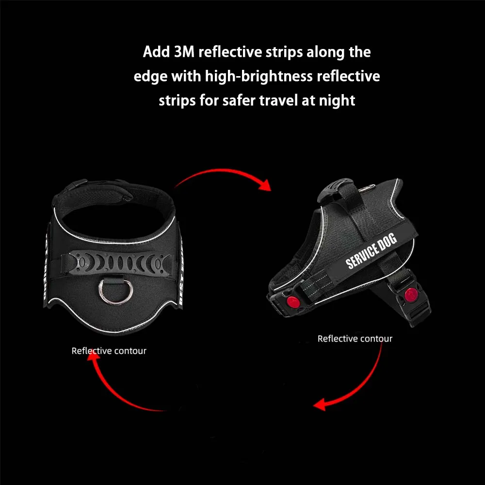 Cute Pet Harness Collar For Puppy And Kitten Small Dog Reflective Vest Harness Outdoor Walking Anti-loss Corgi Labrador Chihuahu