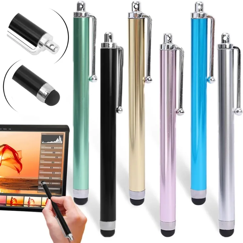 Universal Conductive Silicon Head Touch Capacitive Stylus Pen Touch Screen Pencil for Apple iPhone iPad Samsung Tablet Pens