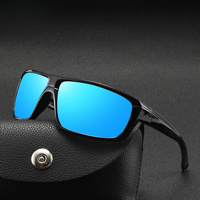 

New Men's European American Style Polarized Driving Sunglasses Fashion UV Protection Eyewear for Square-round Face Outdoor Use