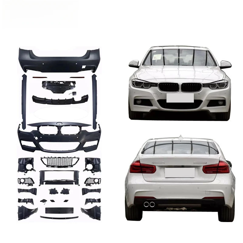 

Flash Sale ! High Quality Car Bumper 2013-2019 3-series F30 Upgr MT Body Kit Sport Front Bumper Diffuser Side Skirt