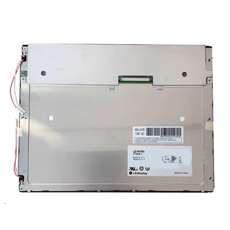 لوحة عرض شاشات الكمبيوتر الصناعية شاشات كريستال بلورية 10.4 بوصة LB104V03-TD01 LB104V03-A1