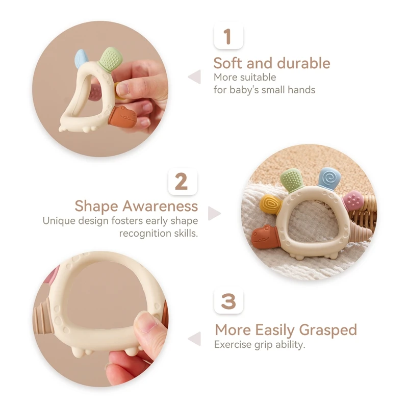 The Baby Silicone Back Spiny Dinosaur Toy Is A Chubby Little Dinosaur With Soft And Cute Spines On Its Back Made Of Silicone