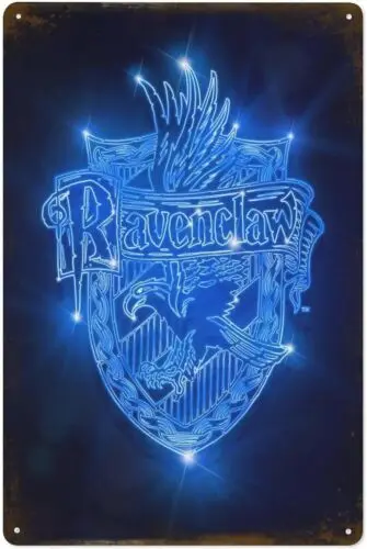 Ravenclaw Neon Metal Tin Sign Poster Painting Sign Wall Vintage Art Decor