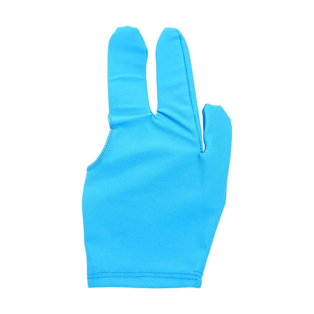 Slip Billiard Cue Gloves Snooker Gloves Leopard Left Hand Gloves Snooker Billiard Gloves Letter Three Finger Billiard Gloves