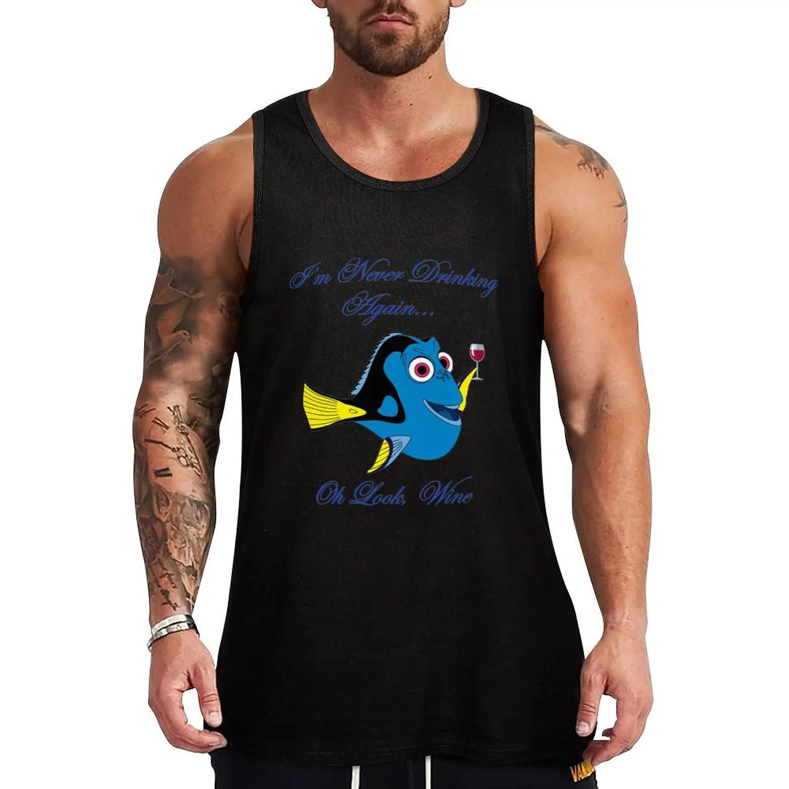 i'm never drinking again i'm never drinking Tank Top Comfort Stretch Tank Top Relaxed Fit Sleeveless