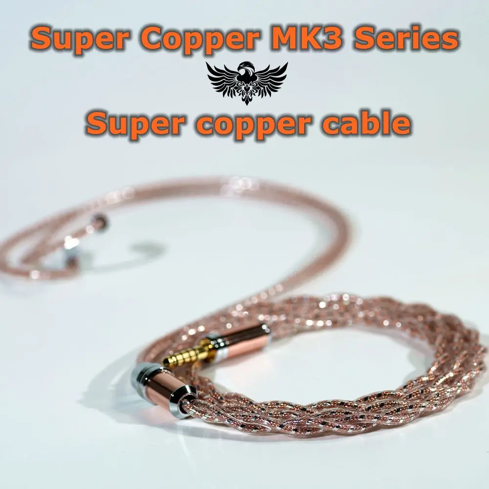 Super Copper MK3 Serie Reines Kupfer Super Kopfhörer-Upgrade-Kabel 0,78MM IE900 N5005 MMCX EAR Z1R T2 – Detail 2