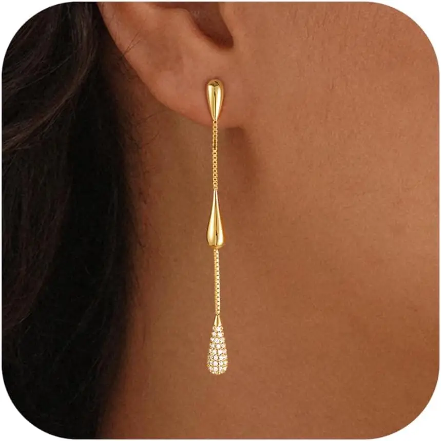 #24 Best Dangle Chain Earrings to Buy In 2026
