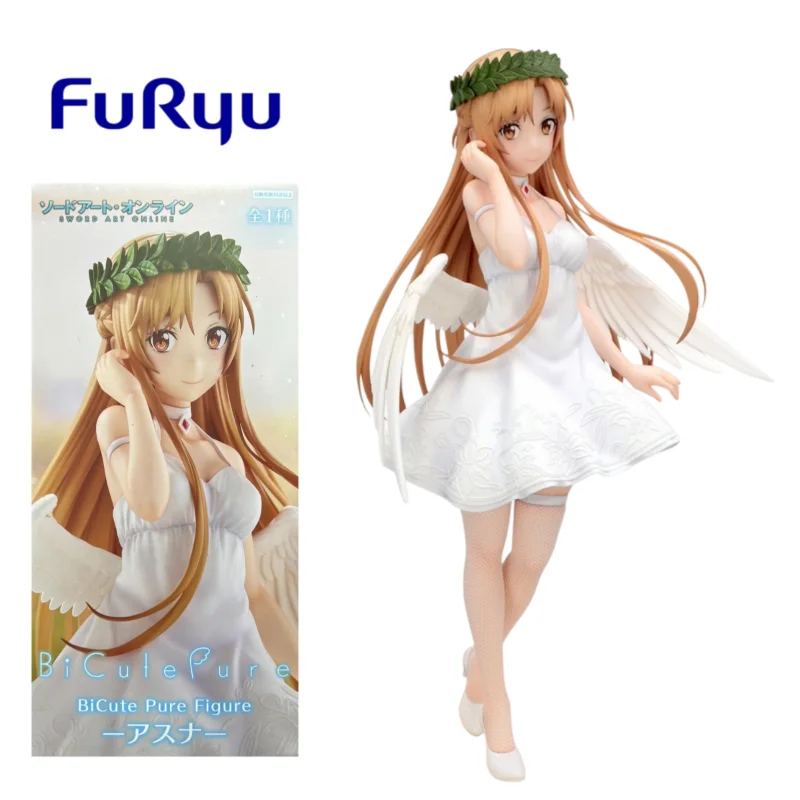 

In Stock Original FuRyu Sword Art Online Yuuki Asuna Anime Figure Desktop Ornaments Model Collection Birthday Present Toy Gifts