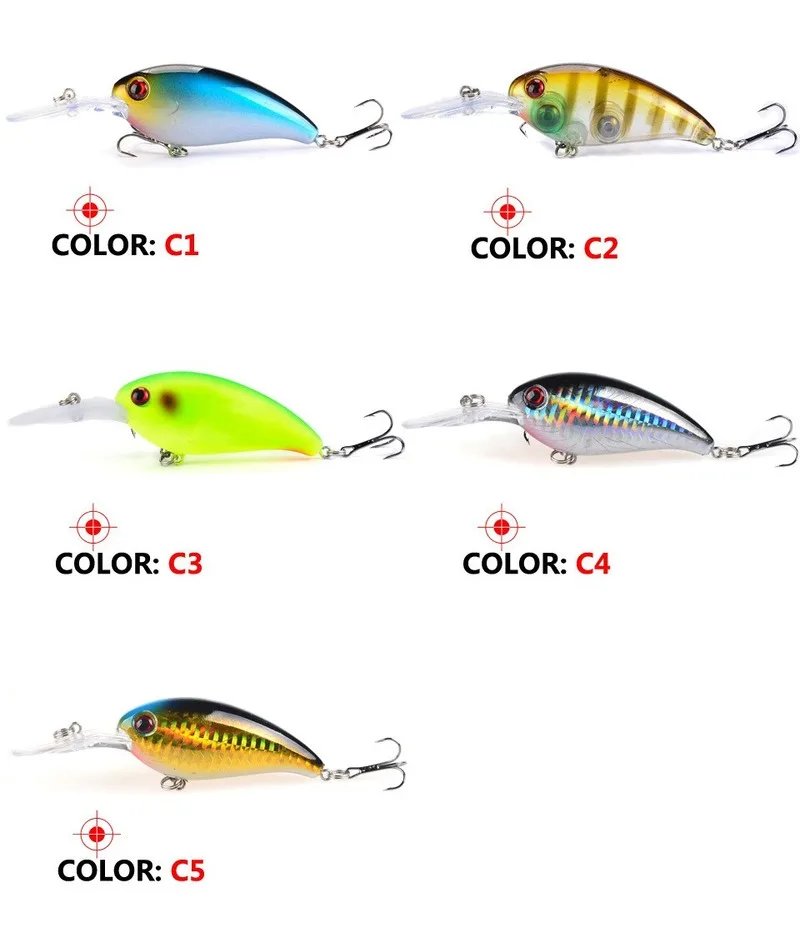 1pcs Crank Fishing Lure Artificial Hard Baits 10cm/14g Crankbait Jerkbait Wobbler Fishing Tackle Good Treble Hooks Tackle