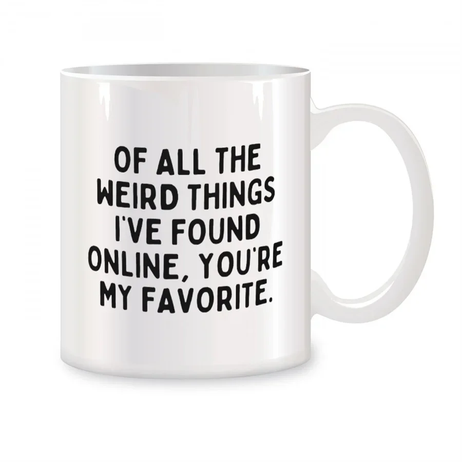 Of All the Weird Things I've Found Online Favorite Mugs For Boyfriend Birthday Gifts Novelty Coffee Ceramic Tea Cups White 11 oz