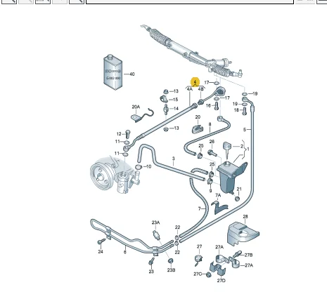 LHD Power Steering High Pressure Hose Line Oil Pipe For Audi A4 B6 B7 1.8 Petrol 2001-2008  8E1422893DF/DB/CH/J  8E1 422 893 DF