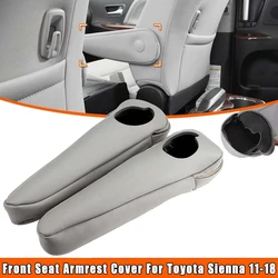 Pu Leather Car Front Seat Armrest Cover For Toyota Sienna 2011 2012 2013 2014 2015 2016 2017 2018