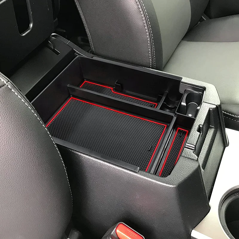 

Central Storage Armrest Box For Toyota 5th Gen 4Runner 2010-2019 2020 2021 2022 2023 Accessories Container Box Organizer Tray