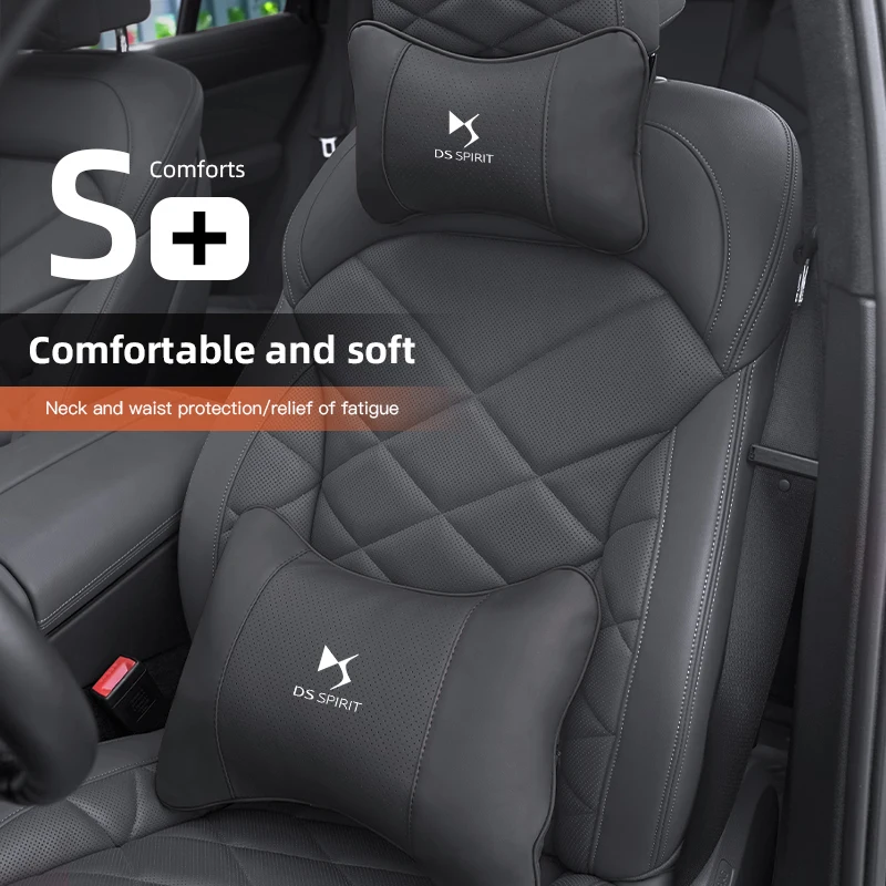 

Car Neck Pillow Protection Lumbar Backrest Auto Seat Headrest For DS SPIRIT DS3 DS4 DS4S DS5 5LS DS6 DS7 DS9 WILD RUBIS E-Tense