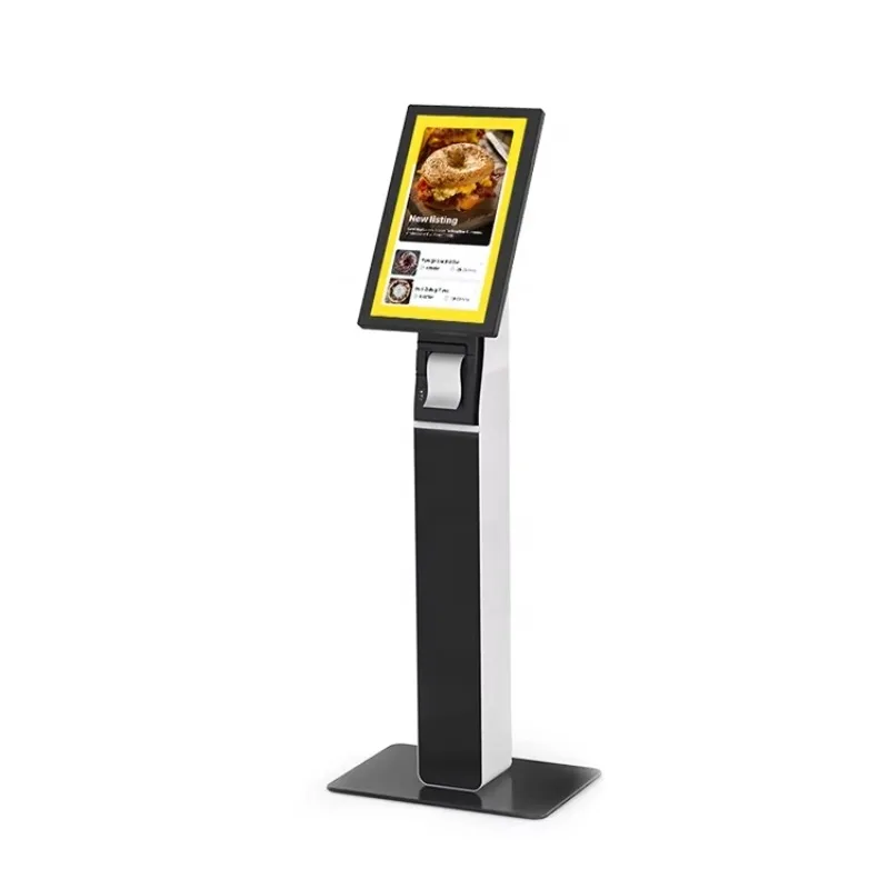 

Best-selling All In One Interactive Touch Screen Self Service Fast Food Terminal Self Order Payment Kiosk