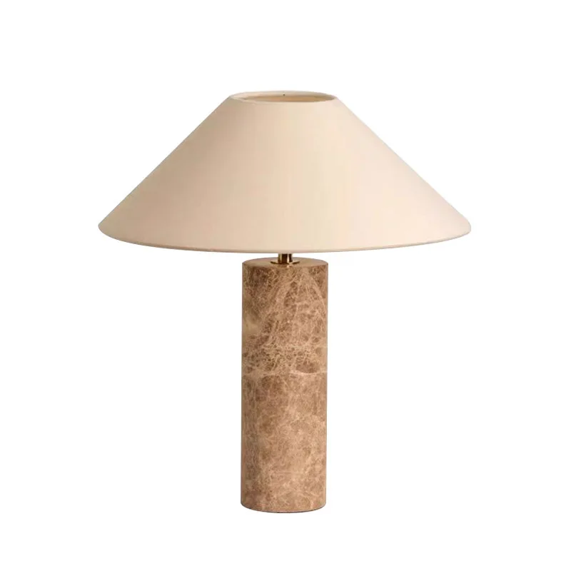 

Simple art desk lamp living room study marble bed lamp decoration atmosphere night lamp
