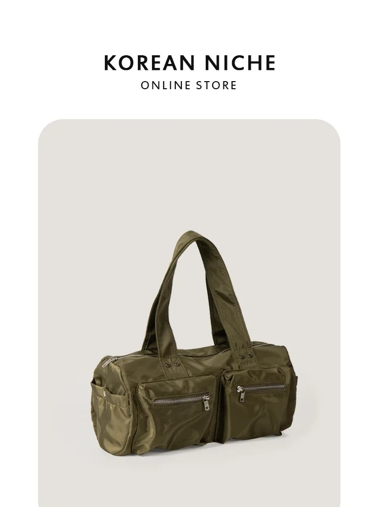 

Large Capacity Casual Travel Underarm Bag Designer Simple Shoulder Bags Luxury High Quality Nylon Handbags Work Versatile New