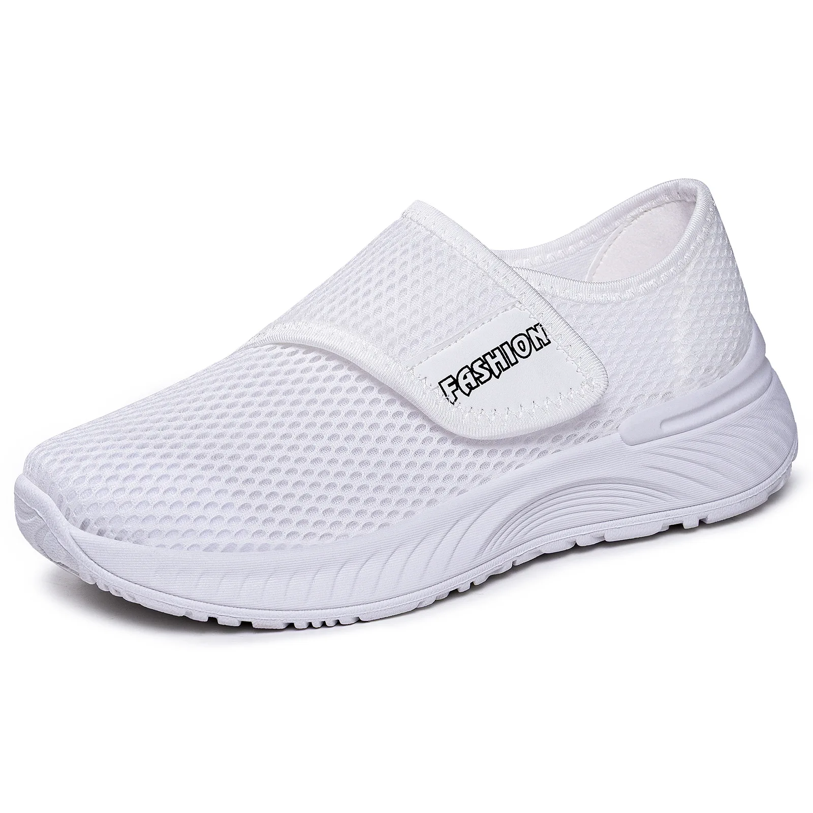 Damen Frühling Neue Vielseitige Atmungsaktive Klettverschluss-Wanderschuhe mit Weicher Sohle, Ermüdungsfrei, Größen 36-43 – Detail 7