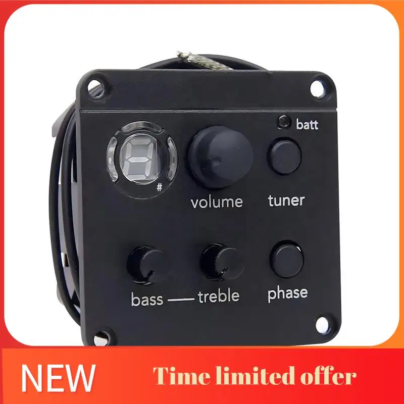 

A42T-EQ Electrical Box Equalizers Volume Control Guitar Pickup Preamp System Piezo Pickup Tuner For Classical Acoustic Guitar