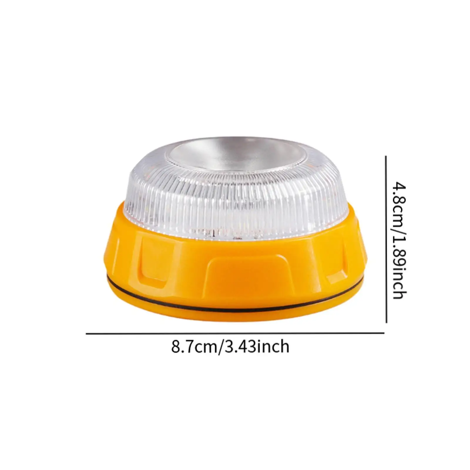 

Портативный магнитный аварийный сигнальный фонарь для транспортных средств, водонепроницаемый стробоскоп на батарейках для автомобилей и грузовиков