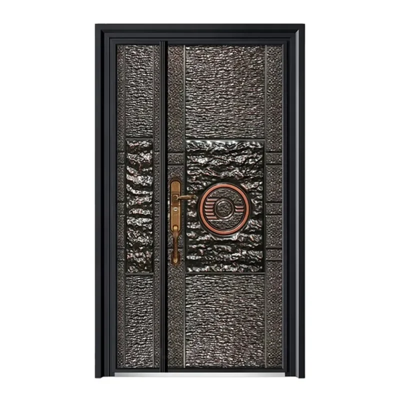 Steel Security Door Modern Residential Foundry Door Armored Door