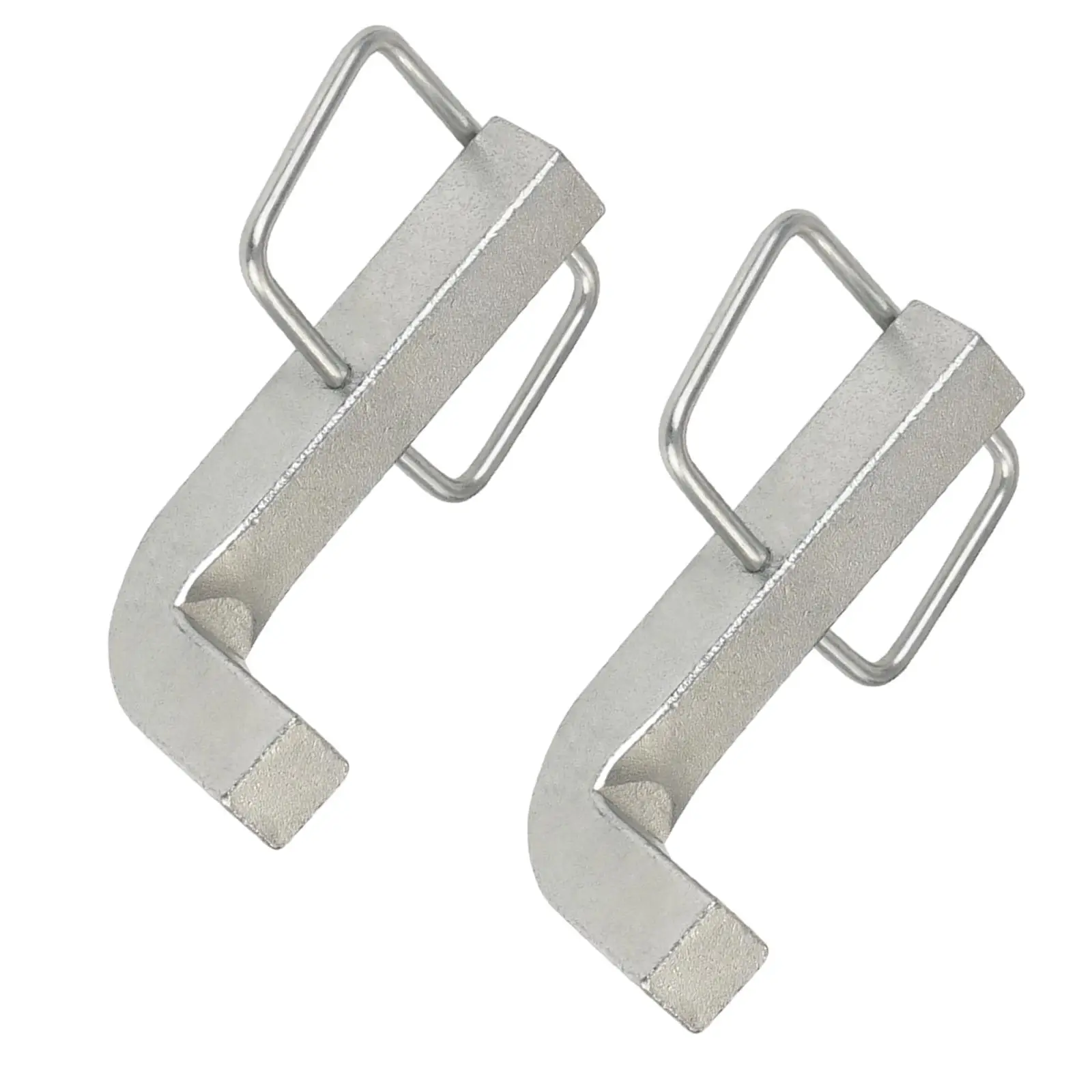 

2 Pieces Snap L Pins Spare Parts Assembly with Integrated Snap Clips Accessories Easy to Install Equalizer Type Quiet Flip Clip